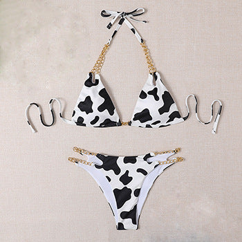 Swimsuit Female Bikinis Set Bikini Chain New